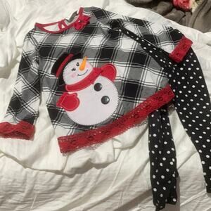 Emily rose 4 snowman outfit worn once euc
